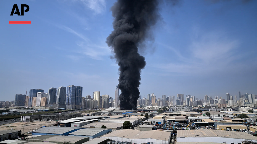Desert landscape with cloud infrastructure