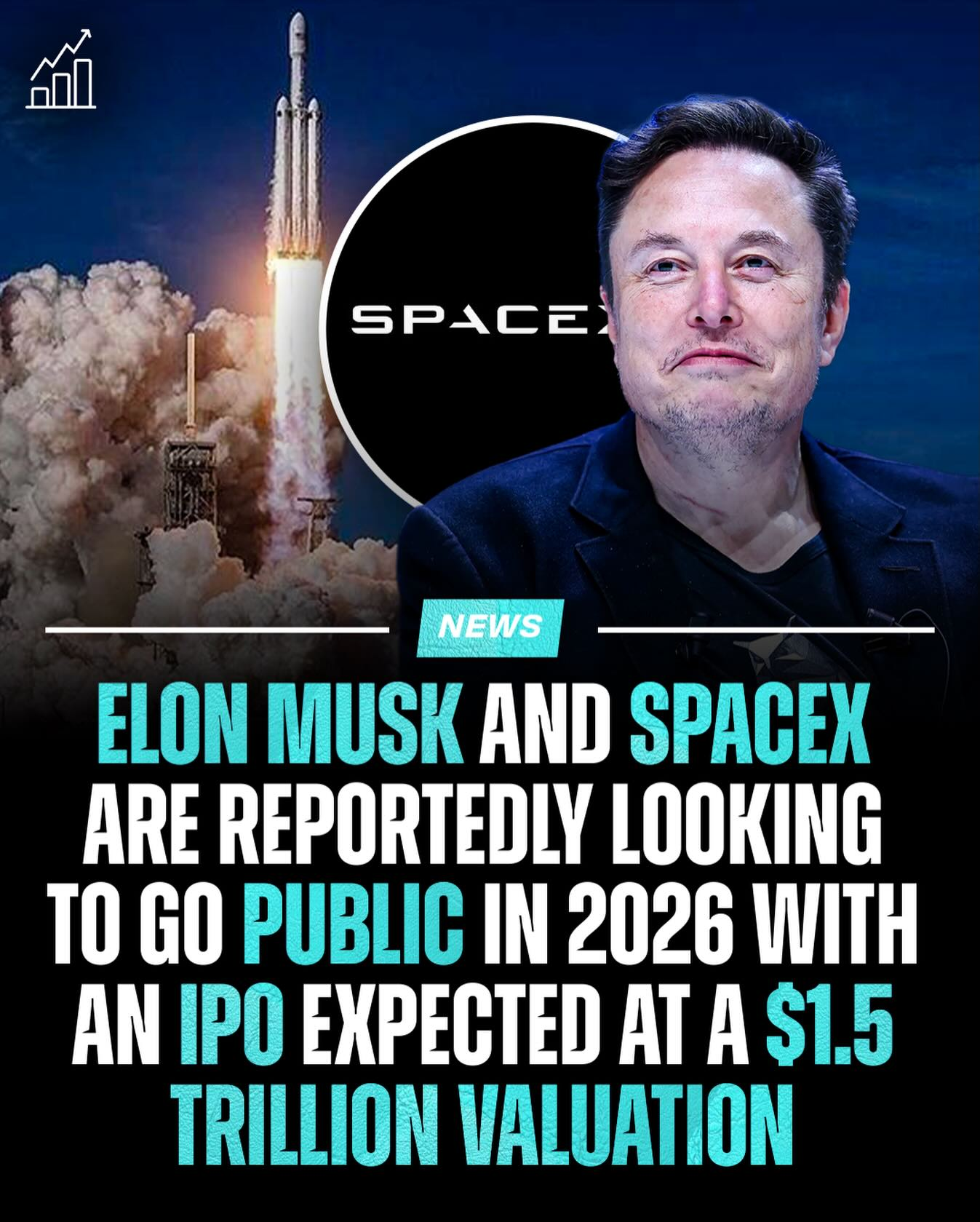 Stock market and IPO concept